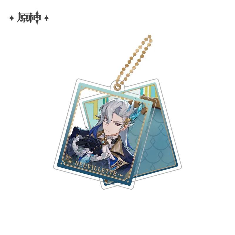 Sunsyea Genshin Impact Official Merch miHoYo Original Theme Series Keychain Vol.3 Alhaitham Kaveh Furina Wanderer Navia