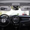 Car Epoxy Stickers Sun Visor Makeup Mirror Back Decals Decoration For Mini Cooper F55 F56 Interior Decorative