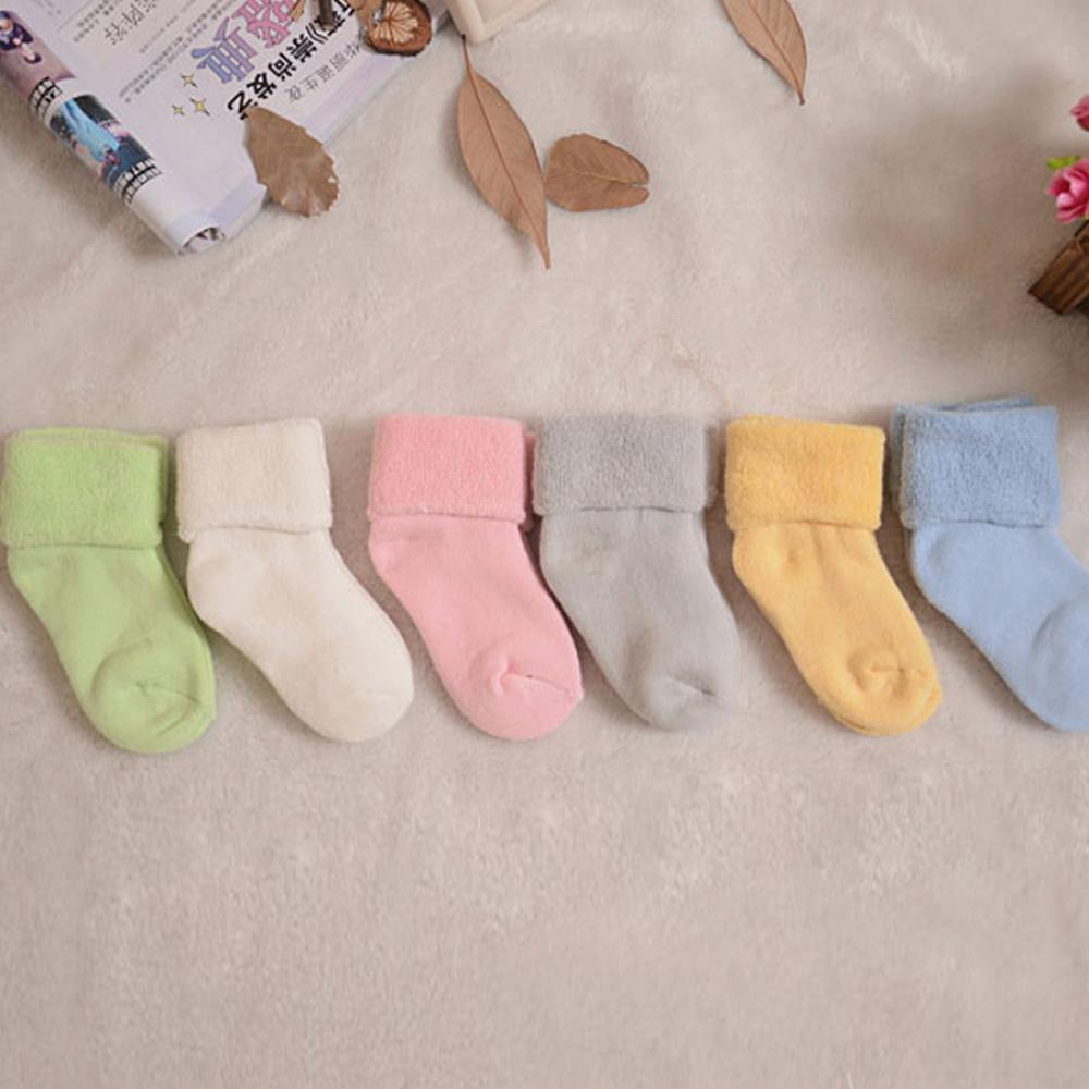 Girl Kid Soft Crib Shoes Baby Carton Socks Warm Sole