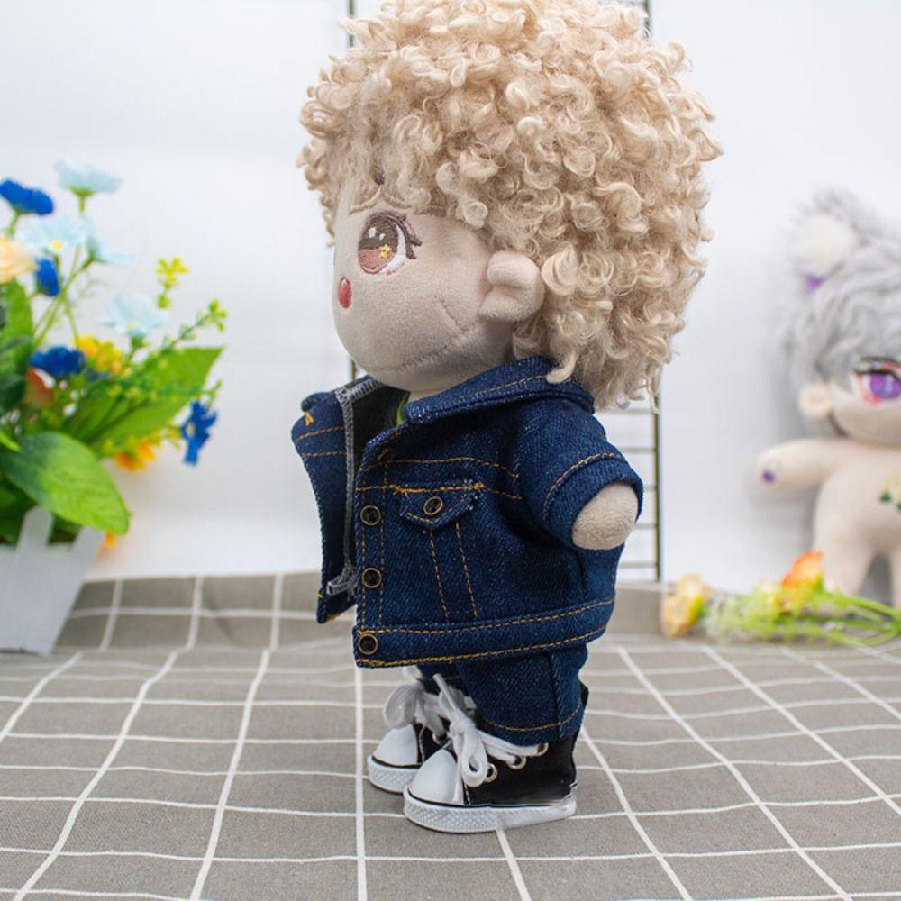 4 Colors Cotton Doll Clothes Casual Wears Doll Coat Tops New 1/12 Dolls Clothes  10cm Cotton Doll