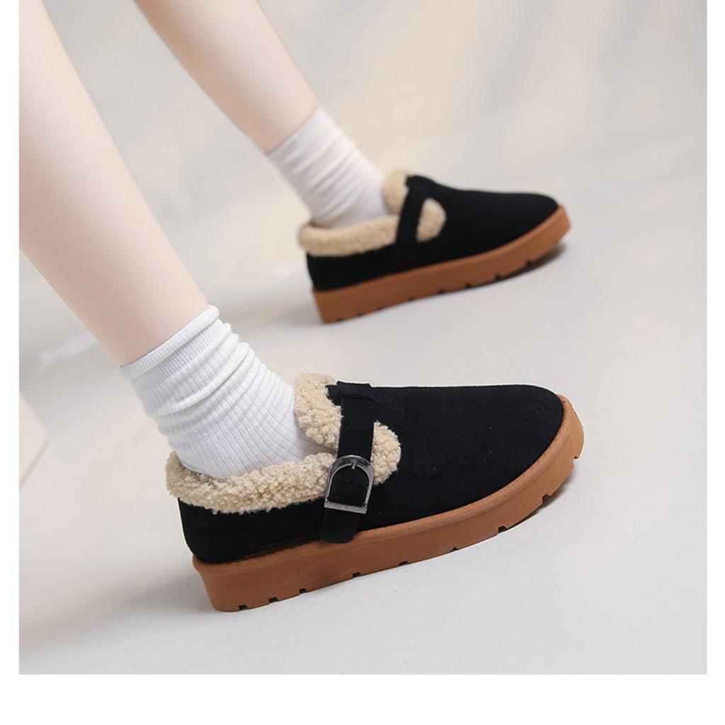 Książka, Wełniane buty, Buty damskie, Na grubej podeszwie, Pluszowe, Grube, Śniegowce, Buty damskie w dużych rozmiarach