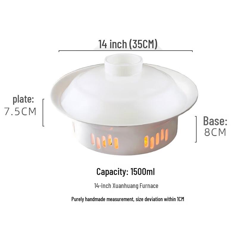 Ceramic Insulated Serving Dish & Candle Warmer Set