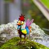 Colorful Rooster Landscape Gardening Ornament Fashionable Desktop Decoration For Courtyard Patios