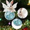 2D Flat Acrylic Hanging,Easter Bunny Decoration Home Pendant Ornament for Festival