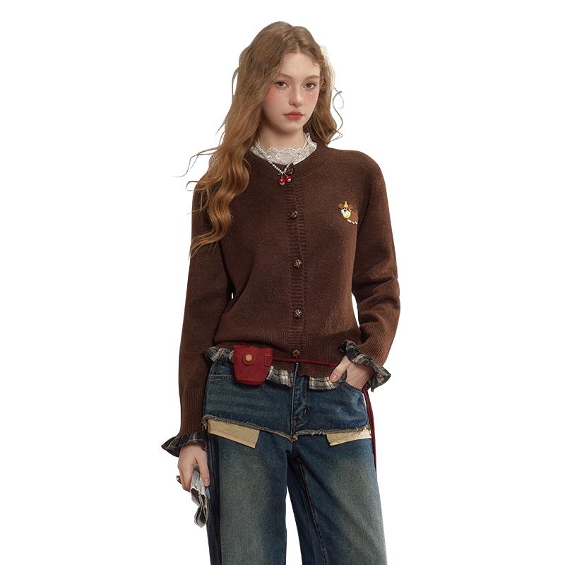 

Свитер UNIFREE вязаный с круглым вырезом, цвет Майяр One Size