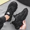 Summer Men's Shoes New Breathable Mesh Coconut Shoes Men's Trend Versatile Platform Sports Shoes Casual Running Shoes Men