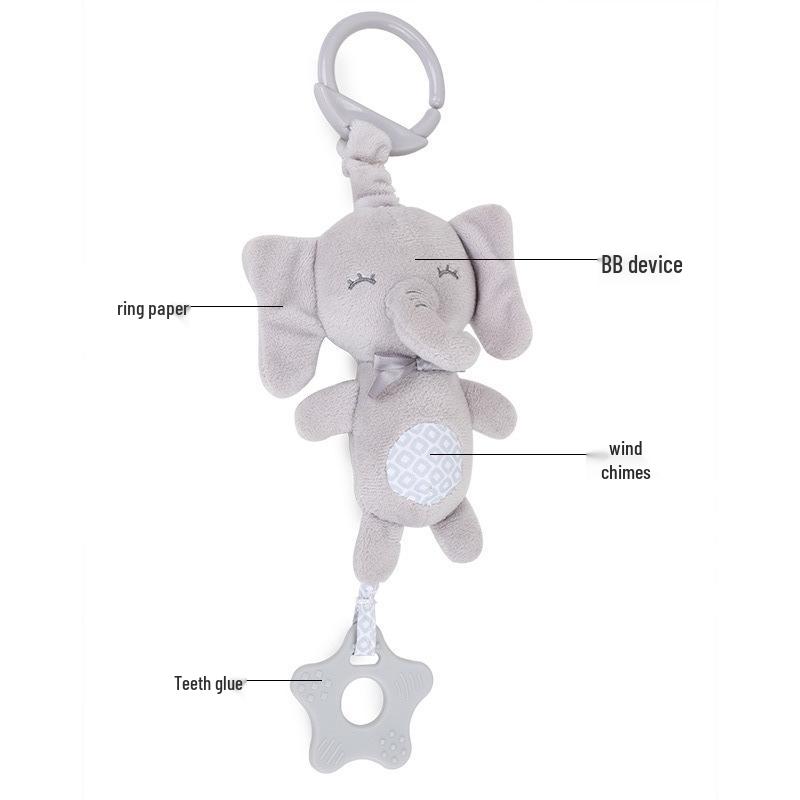 

BBSKY Baby Rattle & Teether Animal Crib Mobile Wind Chime Toy