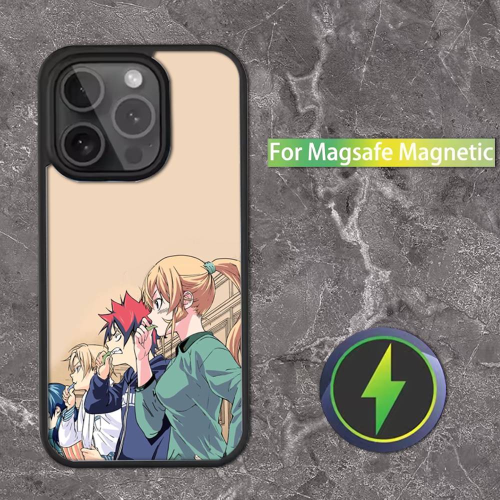 S-Shokugeki no S-Souma Phone Case For iPhone 17,16,15,14,13,12,11,Pro,Max,Plus,Mini,SE Magsafe Magnetic Wireless Charging
