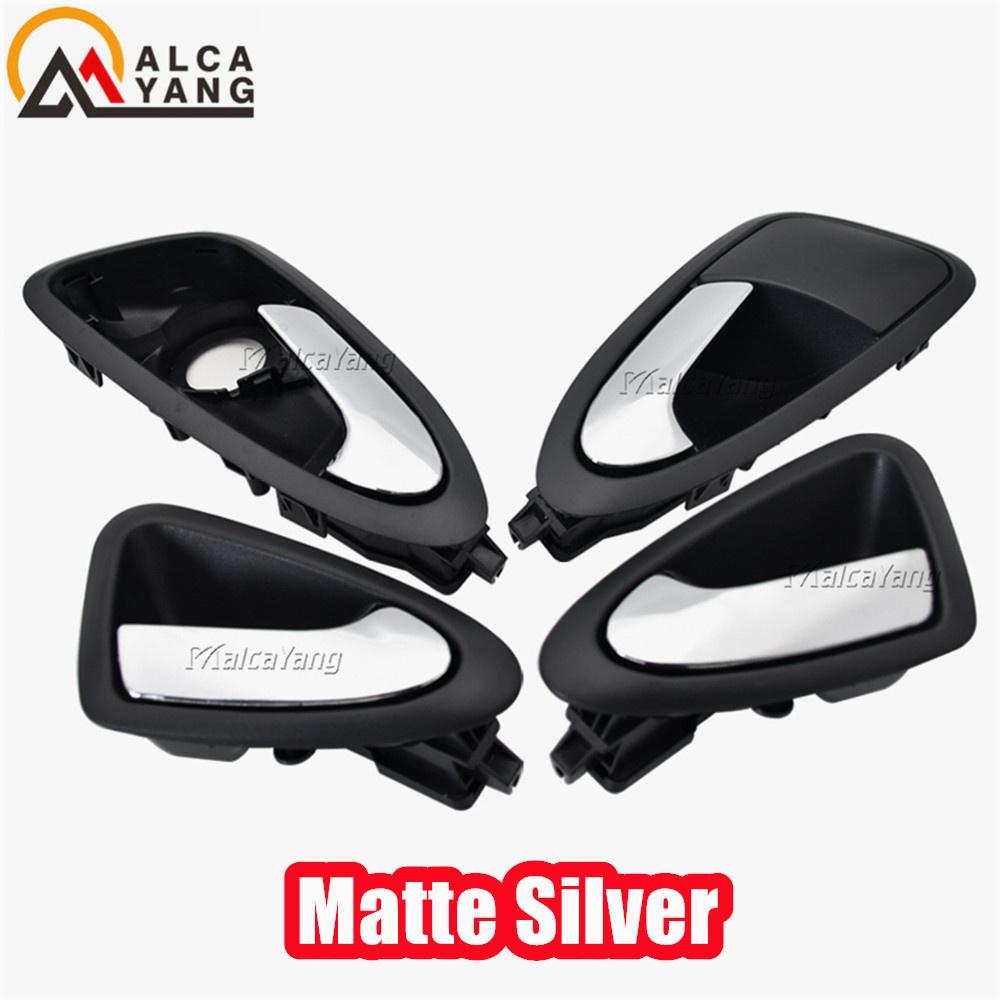 Front Left Right Car Interior Inside Inner Door Handle for Seat Ibiza 6J1837113A 6J1837114A 2009-2017 Auto Accessories 100%