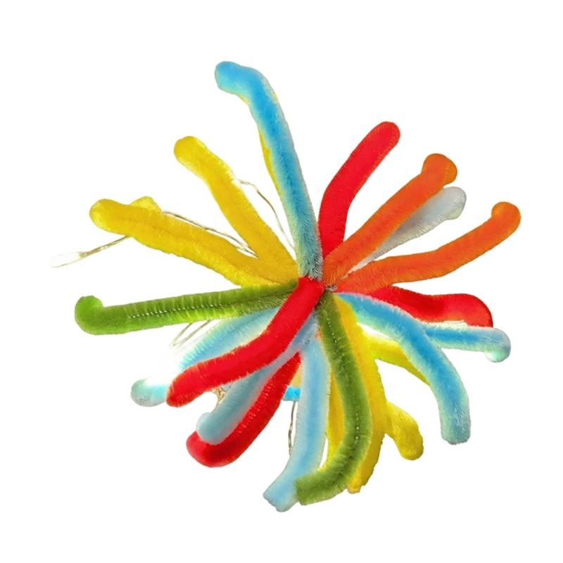 

Colorful Twisted Wire Hair Accessory With LED Lights Fashion Hair Clip Headwear Perfect For Festival Event And Birthdays красный