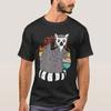 Vintage Guilty Lemur Quote Wasnt Me Animal T Shirt Vintage Soft Slightly Stylish Top For Everyday Wear Homme Breathable