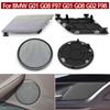 Car Interior Front Rear Door Loudspeaker Cover Tweeter Horn Cover Trim Replace For BMW X3 X4 iX3 G01 G08 F97 G02 F98 2018-2024 Dty1