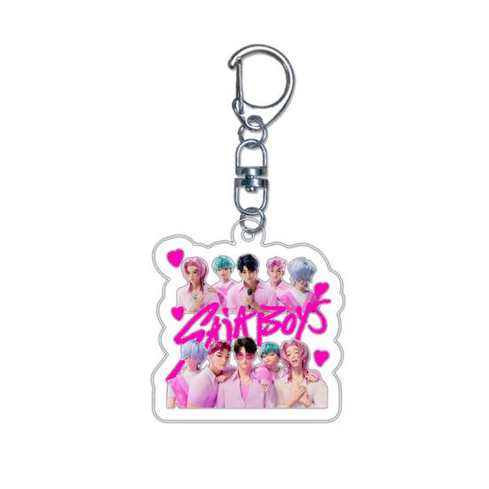 Witch Hunter Keychain Acrylic Anime Pendant Holder Vivid Character Expression Keychain Bag Accessory