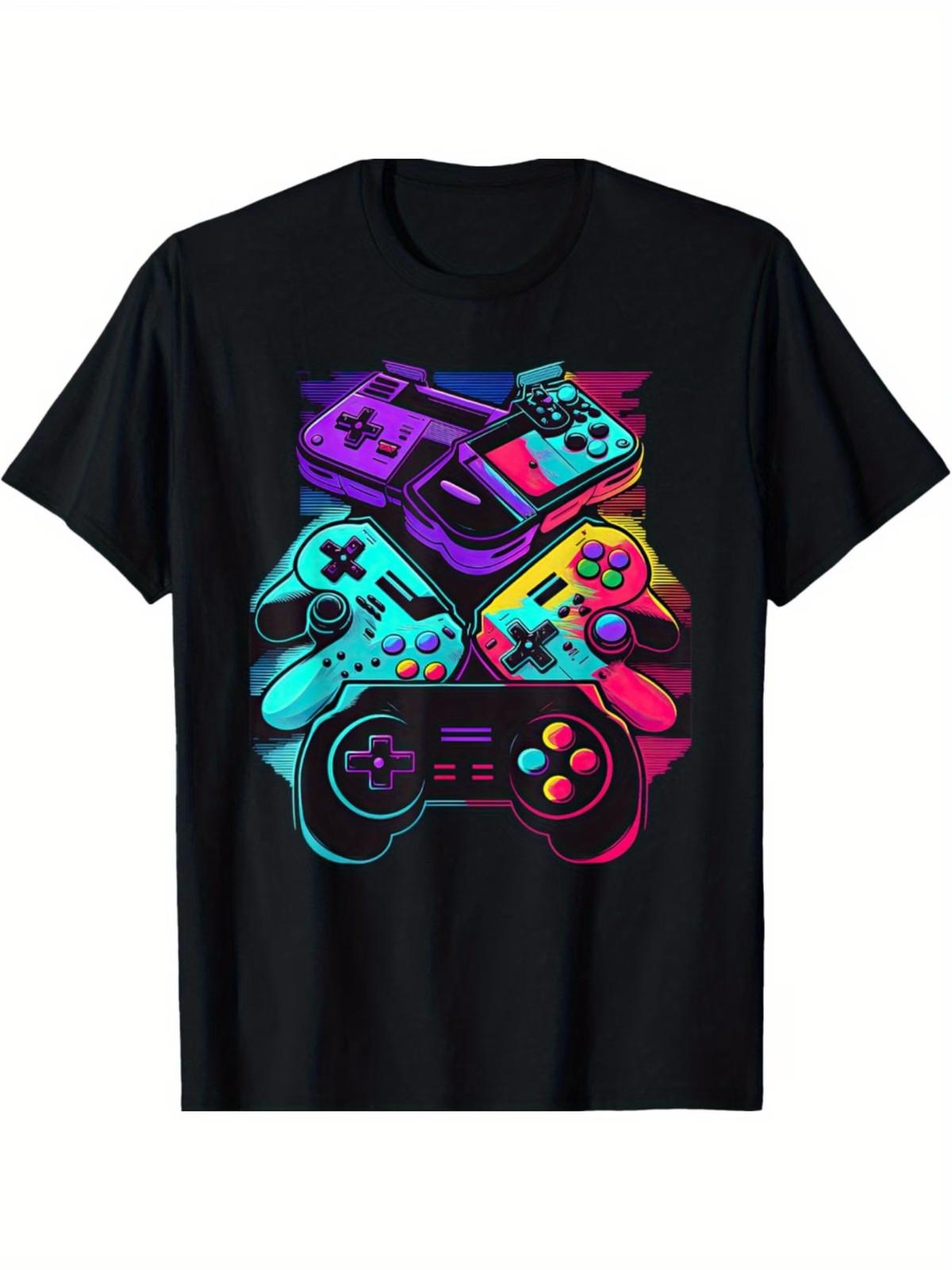 Gamer Control Video Game Joystick T-Shirt S