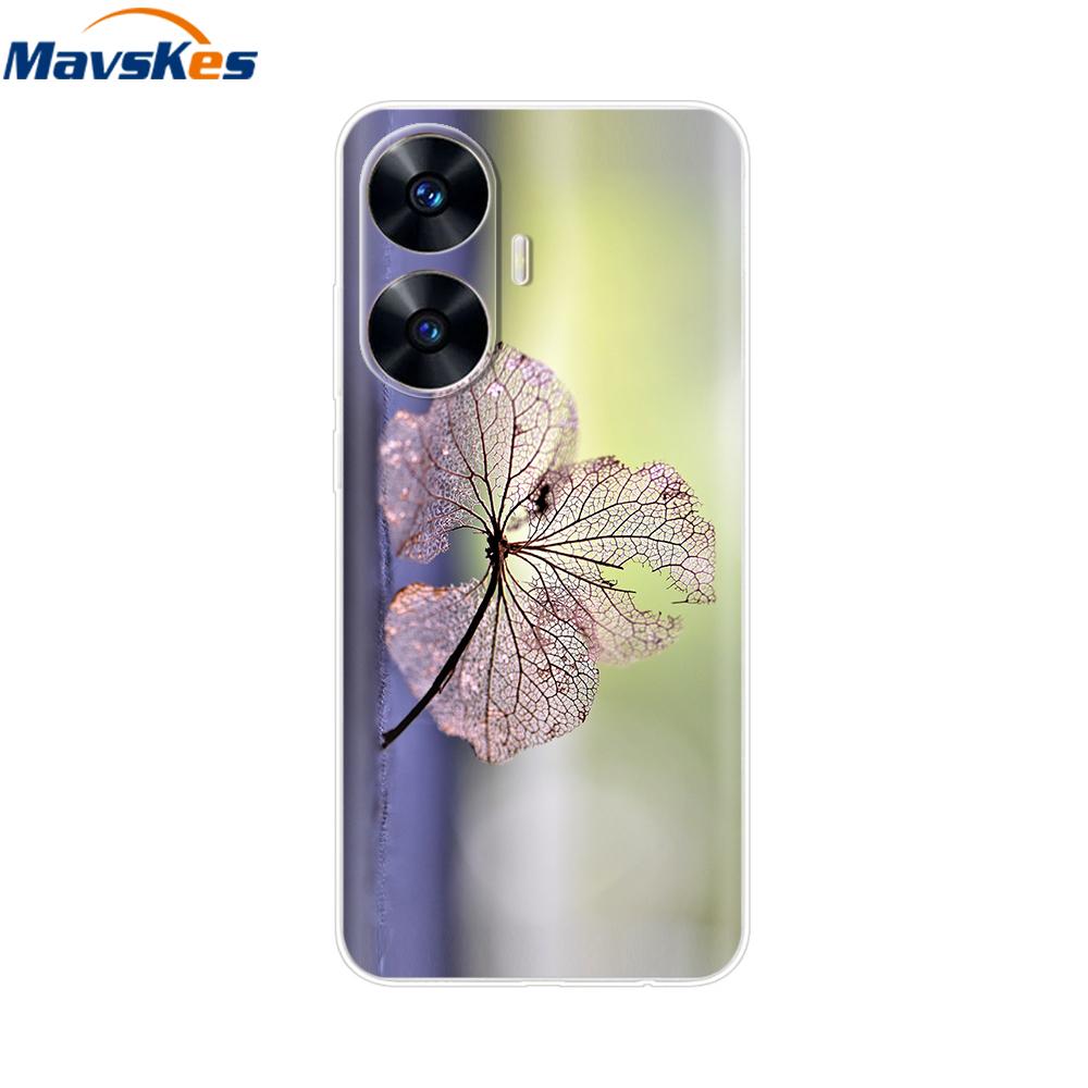 For Realme C55 4G Case C 55 Transparent TPU Soft Silicone Cover For OPPO Realme C55 RealmeC55 6.72 Inch Back Cases Phone Bumper