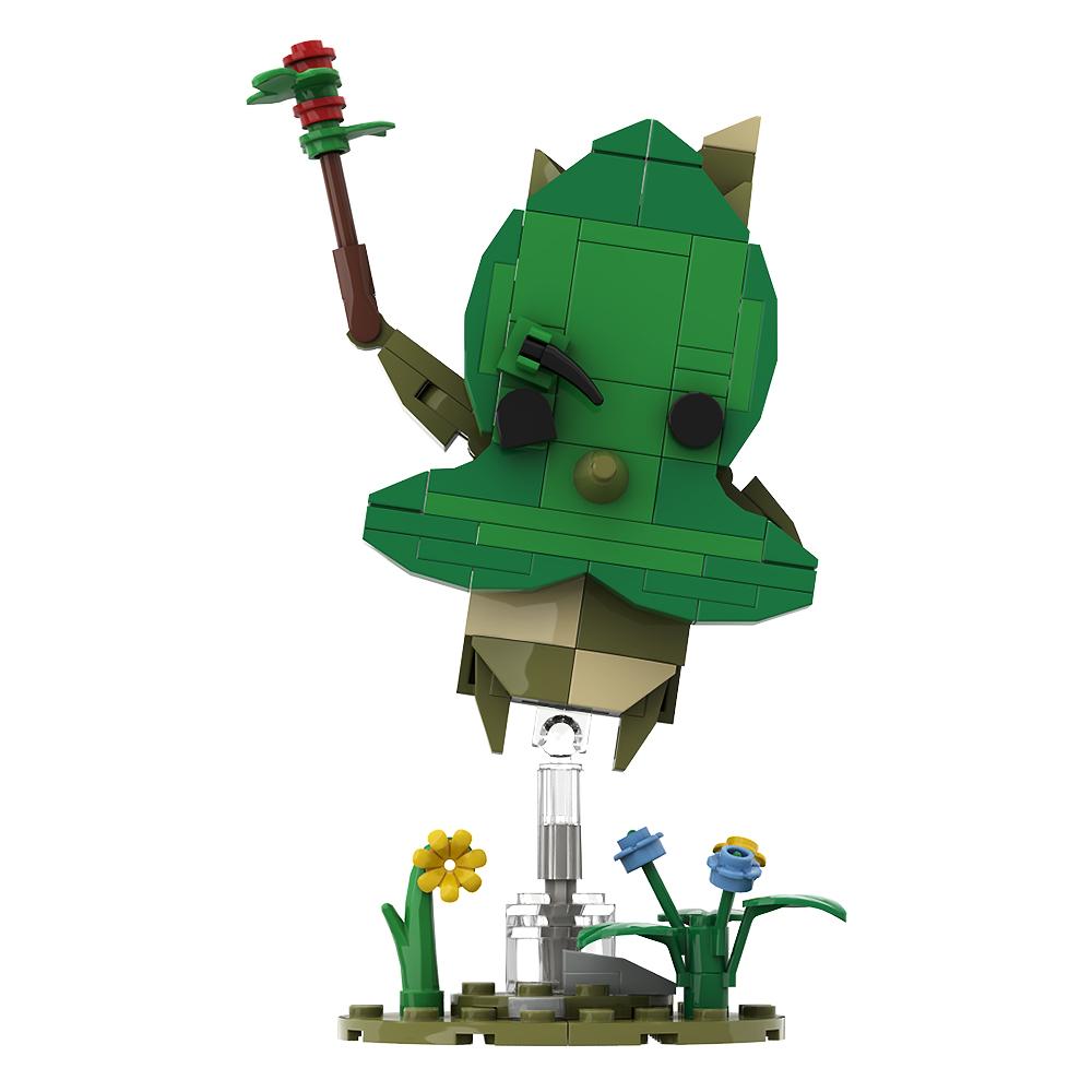 Gobricks Moc Zeldaed Yahaha Korok Brickheadz Model Bricks Zeldaed Game Figures Building Blocks Set Ruins Guardian Toys For Gift