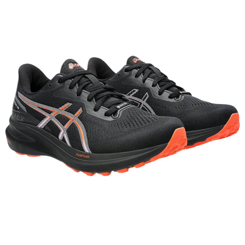Asics GT 1000 13 GORE-TEX Black Nova Orange Women Sneakers 1012B661-002