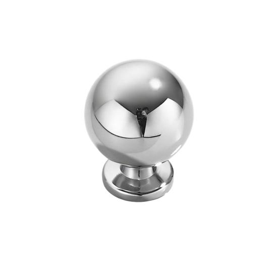Door Knobs Polished Chrome Finish Zinc Alloy Interior Door Handle Decorative Non-Latching Drawers Cabinets Handle