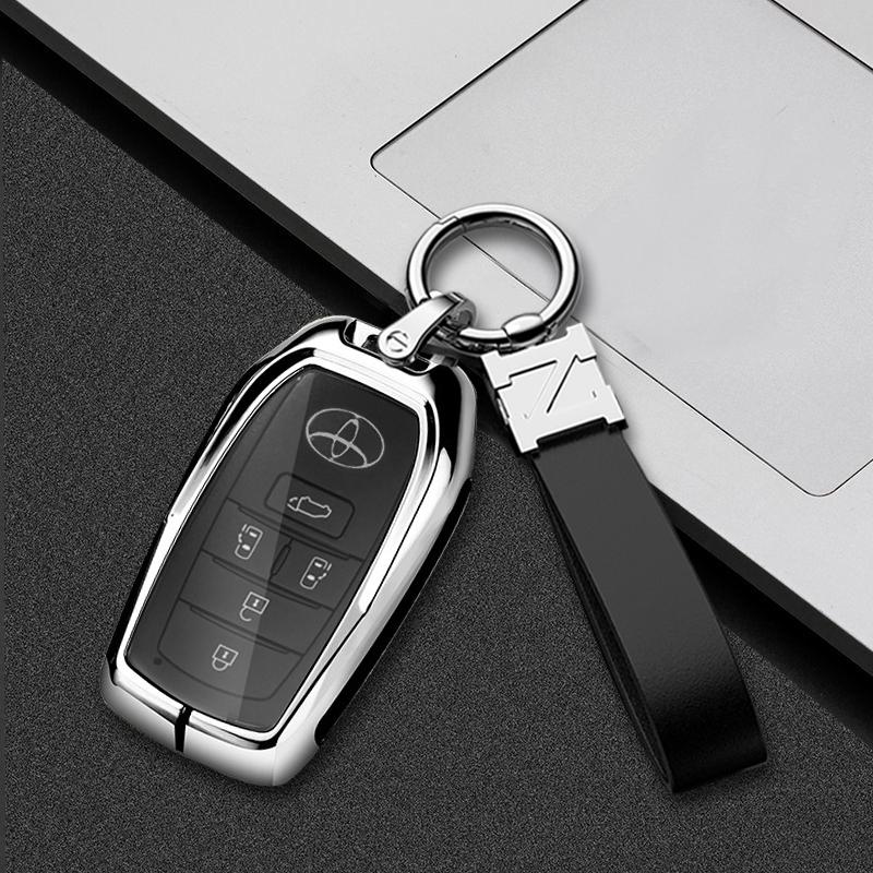Toyota Sienna 5-Button Key Fob Metal Protective Case for Men