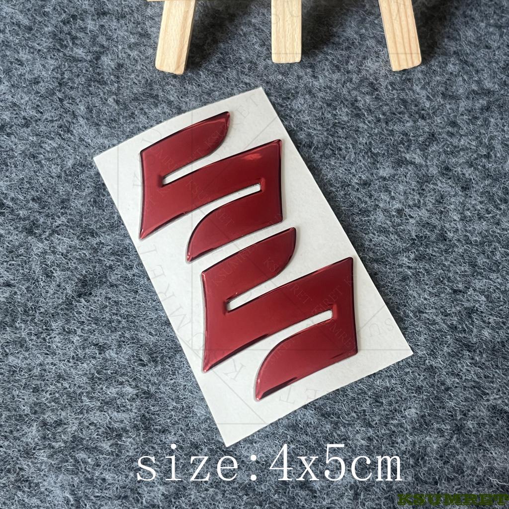 For 3D Suzuki Logo Motorcycle Sticker Decals Tank Emblem