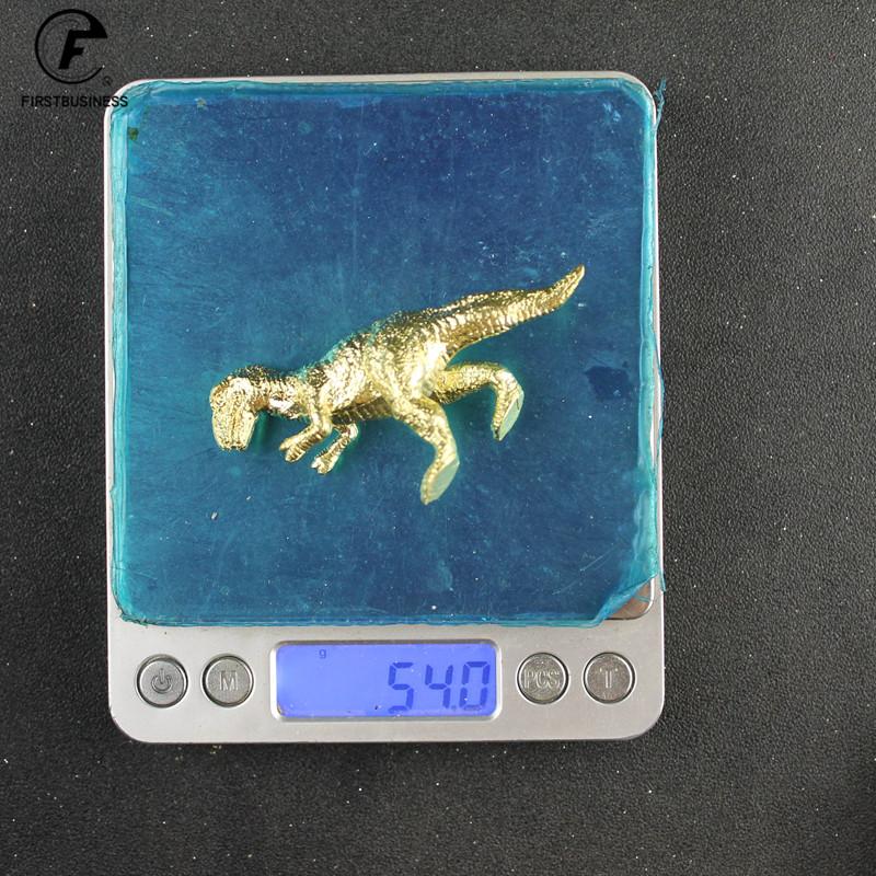 Copper Anicent Animal Tyrannosaurus Rex Statue Car Decoration Craft Home Decor Accessories Retro Brass Dinosaur Miniature Figure