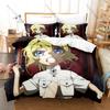 Cool The Saga Of Tanya The Evil 3Pcs Bedding Set Anime Figure Print Duvet Cover Household Goods Home Bedroom Decor Kawaii Kawaii