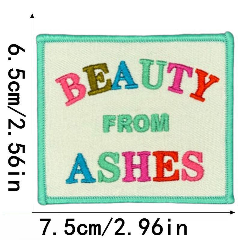 Liteon English Letter Embroidery Cloth Label for Hats, Bags, and Clothing Decoration