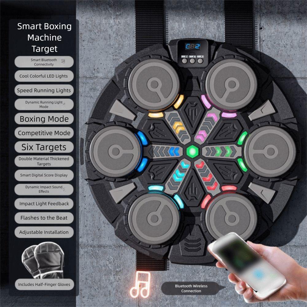 Wall Mounted Boxing Electronic Target Reaction Training Equipment  Sports Fitness