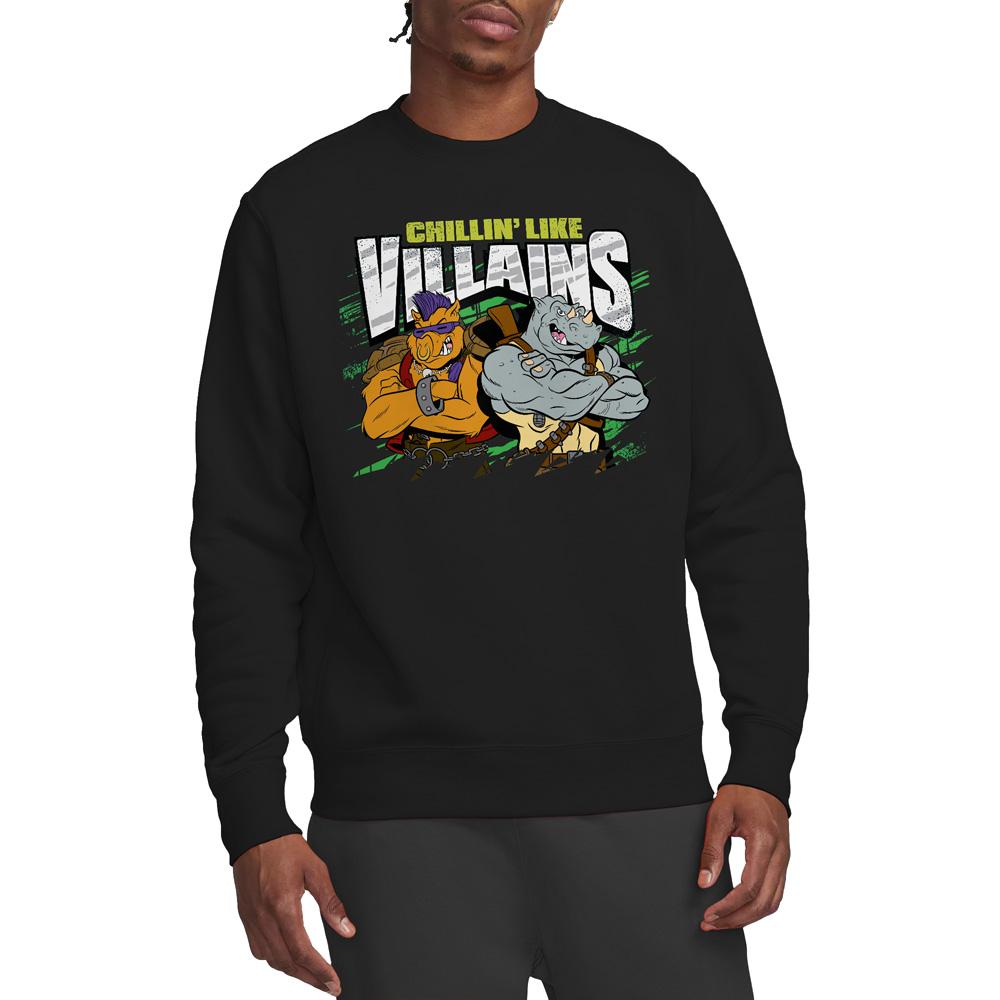Teenage Mutant Ninja Turtles Unisex Adult Chillin Like Villains Sweatshirt