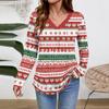 Women Long Sleeve Tops Dressy Casual V Neck Tshirts Basics Tee Vacation Fall Fashion Clothes