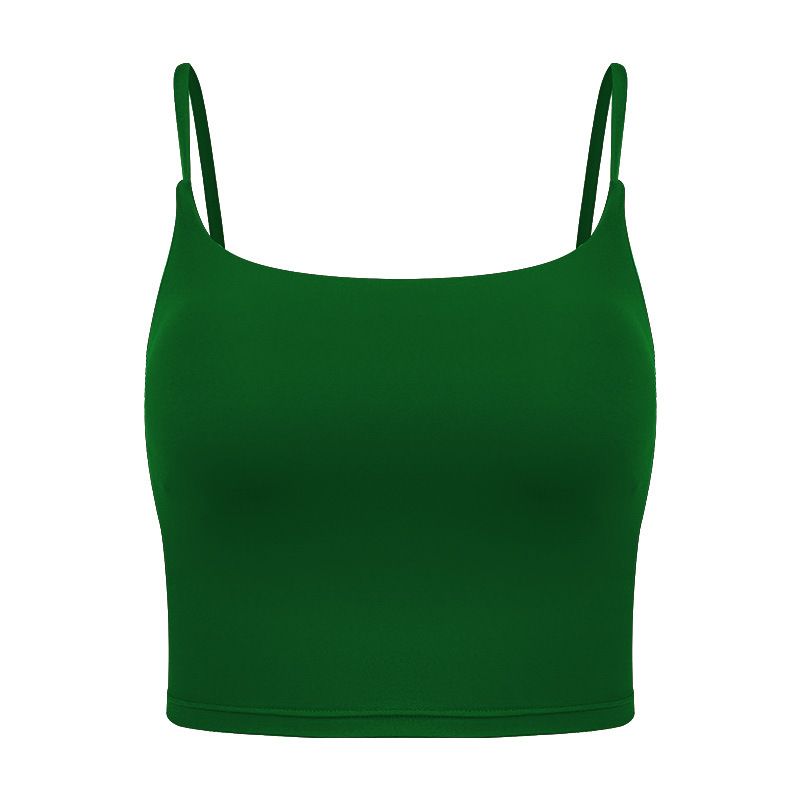 

2025 Весна и Лето Новая Одежда для Йоги Женская Лесной Зеленый Xiaoxing Спандекс Фиксированная Чашка Спортивная Одежда Высокая Эластичность Дышащая Одежда для Тренировок BR1494 L