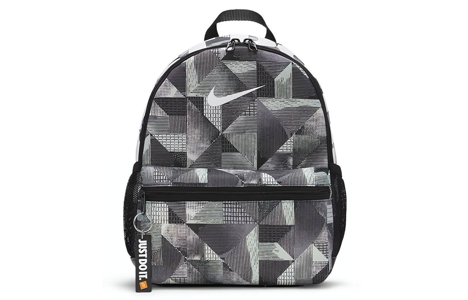 Nike Polyester Sports Backpack Regular Men s Black Green CU8328-010