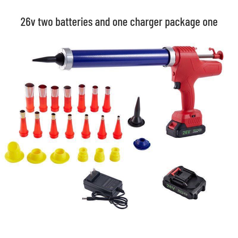 Rechargeable Electric Caulk Gun: Fully Automatic Lithium Battery Adhesive Dispenser