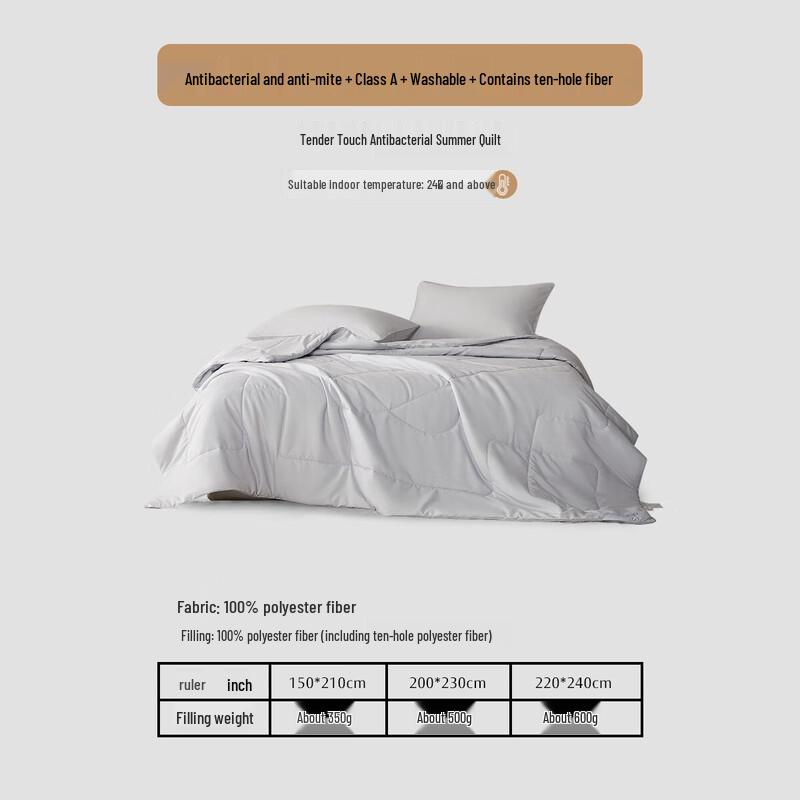 

Mercury Home Textiles Lightweight All-Season Quilt