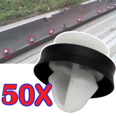 50X Clips de pilar de ajuste Interior para Panel de tarjeta de puerta delantera y trasera para Peugeot 308 CC SW I II Estate Van sujetador faldas laterales tapa de maletero