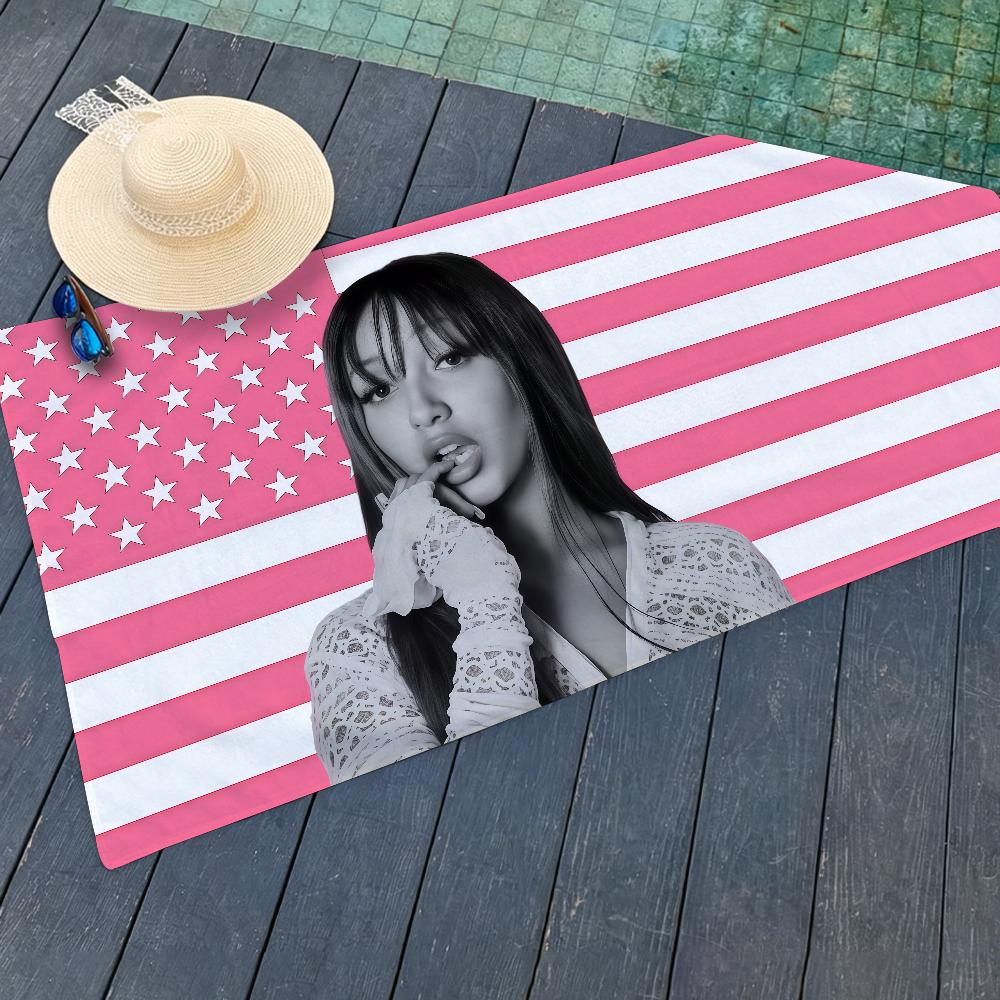 Singer P-PinkPantheress Towel Drying Bath Towel Applicable To Light Swimming Camping Yoga Beach Out