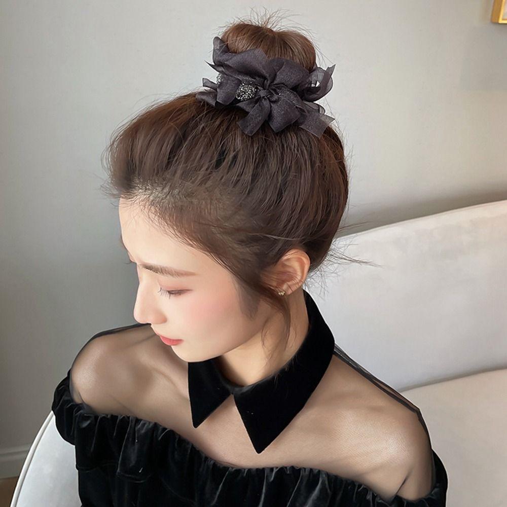 Clip Hair Tie Hair Claw Bow Hair Clip Korean Style Headwear Bownot Hairpin Female Hair Accessories