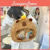 Capybara Plush Cartoon Backpack With Soft Material For Casual Daily Use And Travel