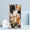Crying Cat Memes Soft Cover for Samsung Galaxy S25 Edge S26 S24 S23 Ultra Phone Case S22 S21 Plus S20 FE Print Pattern Shell Gal