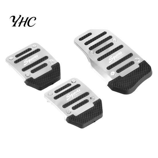 Gas Brake Foot Pedal Pad Car Manual Gear Wear-resistant Anti-skid Parts Clutch for Van серебряный