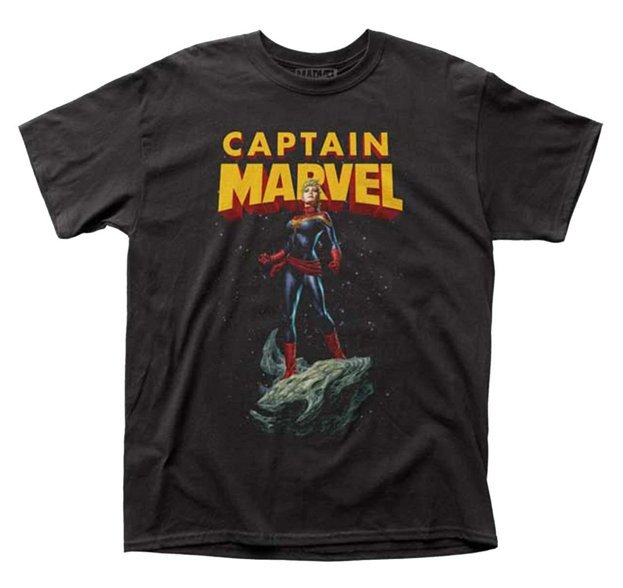 Impact Merchandising Captain Marvel the Movie Asteroid Unisex Short Sleeve M