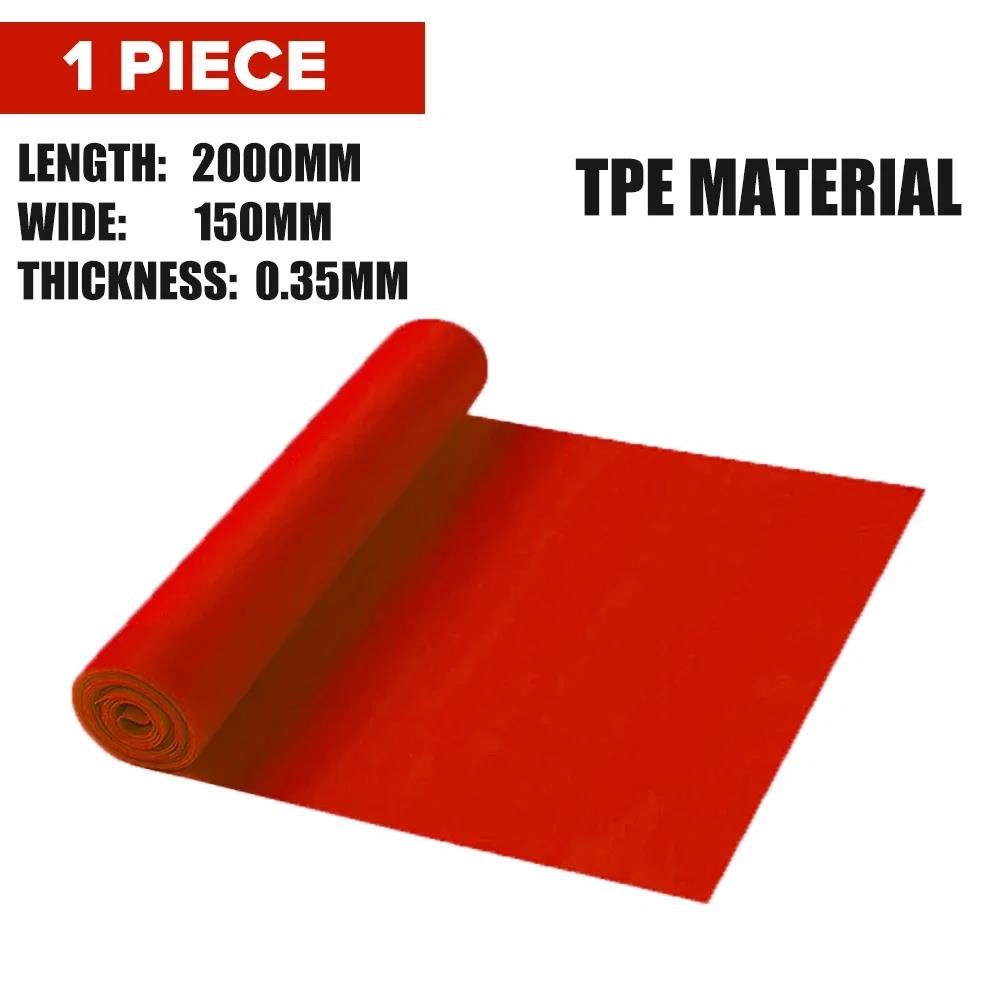 Length 200cm Yoga Pilates Stretch Resistance Band For Gym Fitness Exercise Band Training Elastic Rubber 3