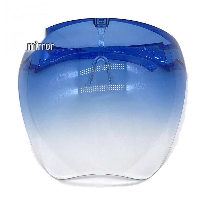 Clear Full-Protection Face Mask with Anti-Droplet, Anti-Fog, Windproof, Dustproof, and Oil Fume Resistant Features