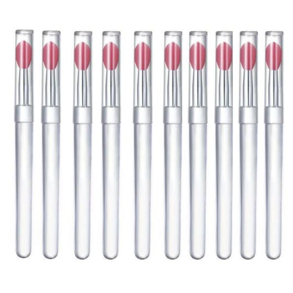 

Ilkeo Silicone Lip Brush Кисть для пудры, 10 шт., самый популярный косметический аксессуар в Корее.