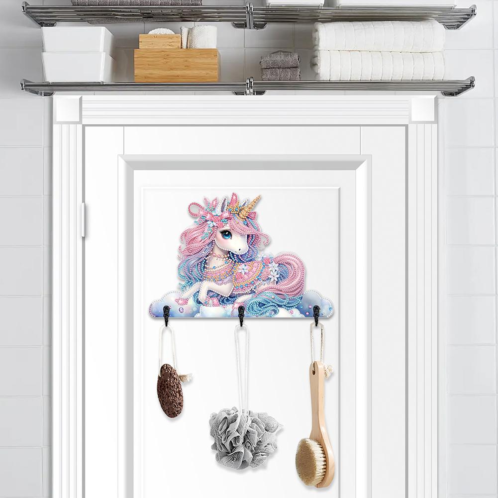 

Christmas Diamond Art Hanging Hooks Rhinestone Painting Coat Hook Diamond Painting Hook Rail for Beginners Adults DIY Crafts