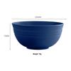 TK Exclusive Wheat Straw Bowl: 15cm Macaron Color, Vertical Stripe Design, Customizable with Logo