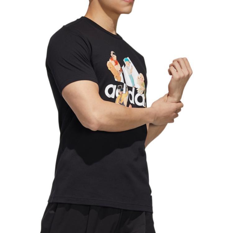 Adidas Set in Sleeve T Shirt Men's Black GL0398