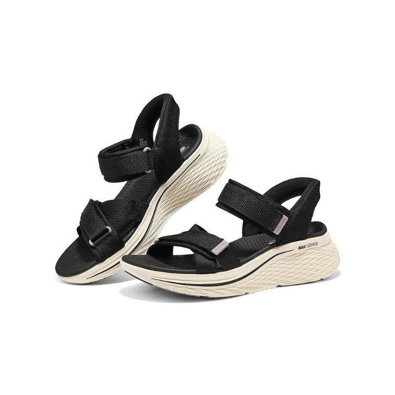 Skechers Women Lightweight Daily Beach Sandals Black 141631-BLK