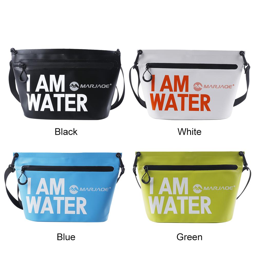 Waterproof Diving Shoulder Pack with Zipper PVC Swimming Shoulder Pack High-Capacity Portable Multifunctional for Outdoor Sport
