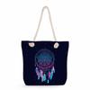 Dreamcatcher print thick rope single-shoulder beach bag 7309 KTB